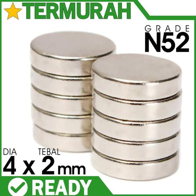 

Magnet Neodymium 4X2Mm 4X2 Mm 4 X 2 Bulat Koin Putih Neodimium Neo Alfredo87 Kualitas Baik