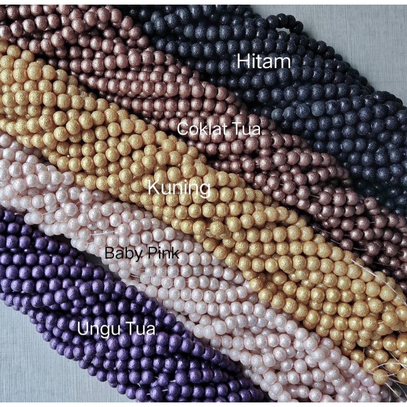 (+- 110 pcs) Mutiara Jeruk 8mm