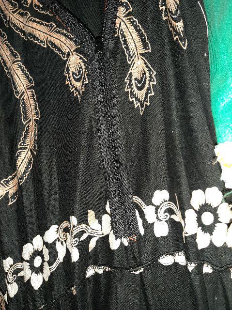 Couple Batik Sogan Motif Bunga Khanzana Sogan Cendrawasih Ahy Merak Hitam 2729_ Sumberurip