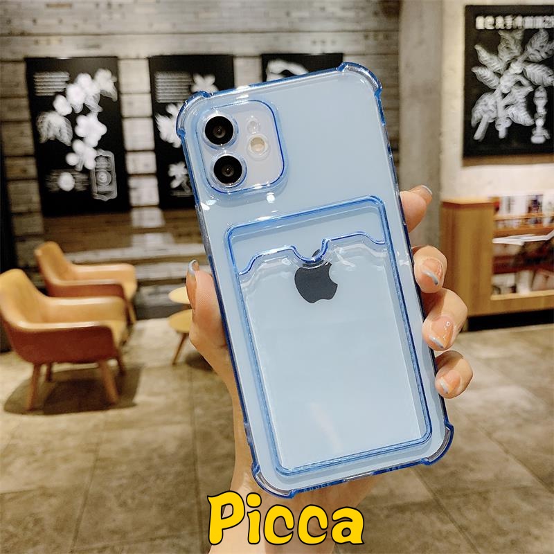 Realme C11 10 Pro C31 C12 C15 C35 C21Y C25Y C20A C30 5 5i 5s C3 6i 9i C25S C25 C20 C11 2020 Dompet Kartu Phone Case Shockproof Soft Tpu Shell