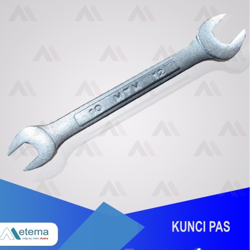 Kunci Pas / Spanner Uk. 10x12 mm. Metema Original