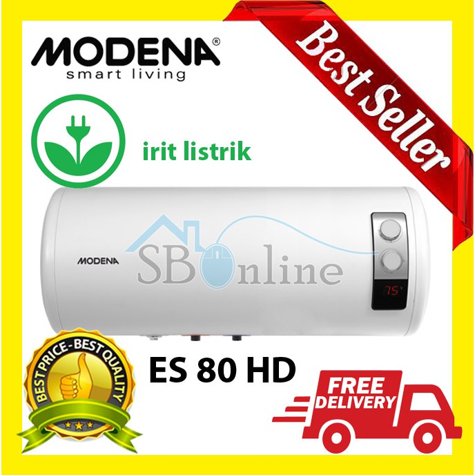 MODENA Electric Water Heater Digital Series 80 Liter - ES 80 HD