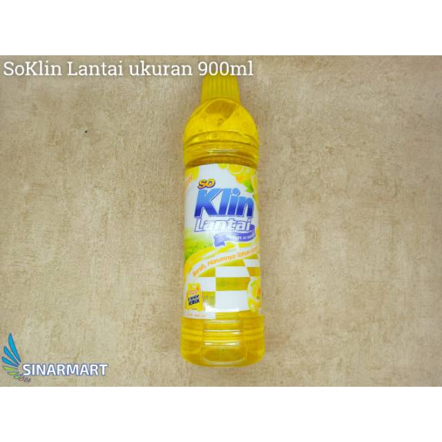 SOKLIN LANTAI 900ML BOTOL