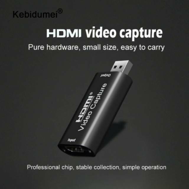 Mini 4K 1080P HDMI to USB 2.0 Video Capture Card Game Recording Original