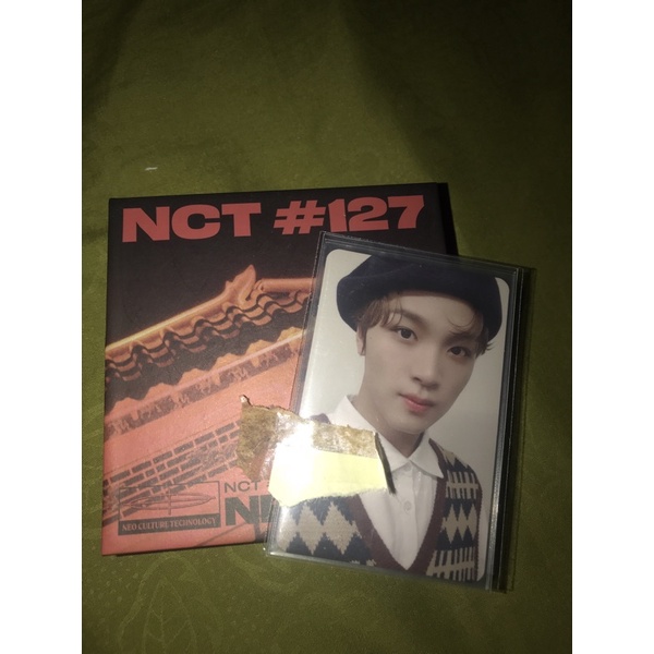 pc photocard haechan pelukis kihno neozone