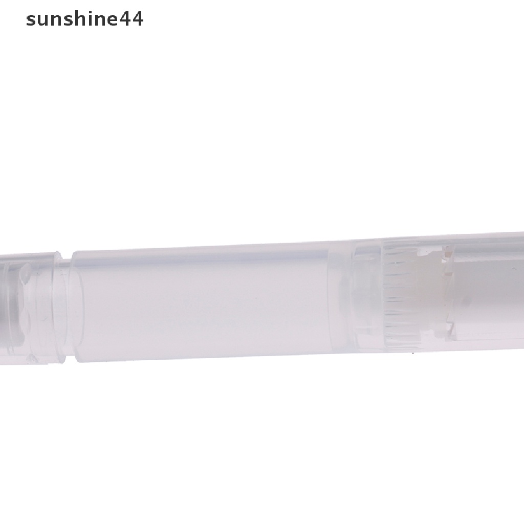 Sunshine 5pcs Pen Putar Kosong 3ml Dengan Brush Untuk Lip Balm / Kosmetik / Makeup / Travel