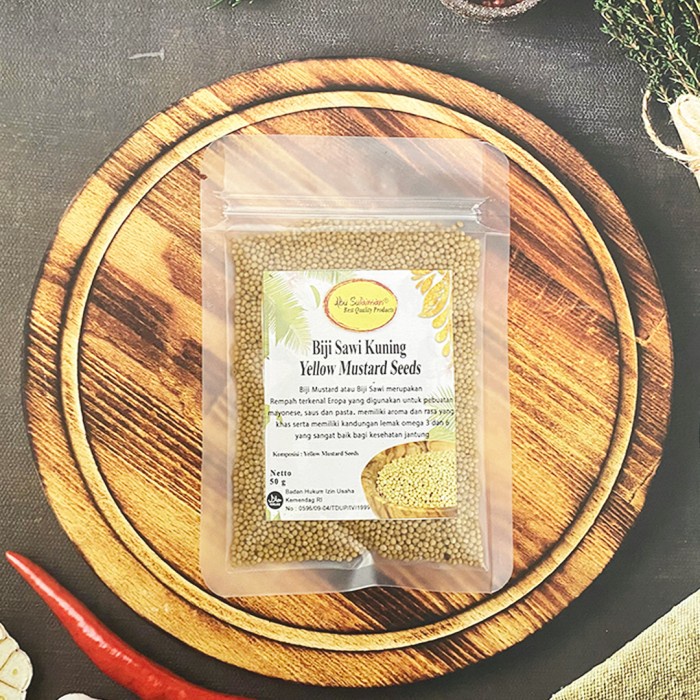 

Yellow Mustard Seed / Biji Sawi Kuning Premium Organic