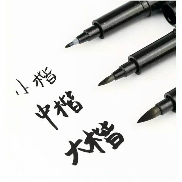 

Penebal crayon | brush pen china | spidol kuas | sharpie | kaligrafi pen | copic