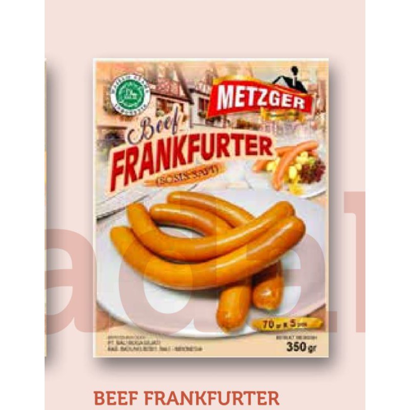 

Beef Frankfurter Metzger 240gr HALAL