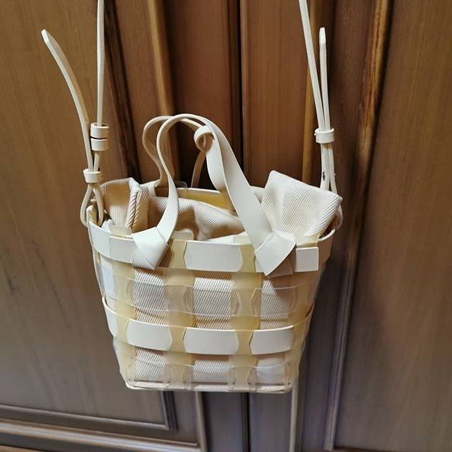 Original CHARLES AND KEITH yellow bucket Bag