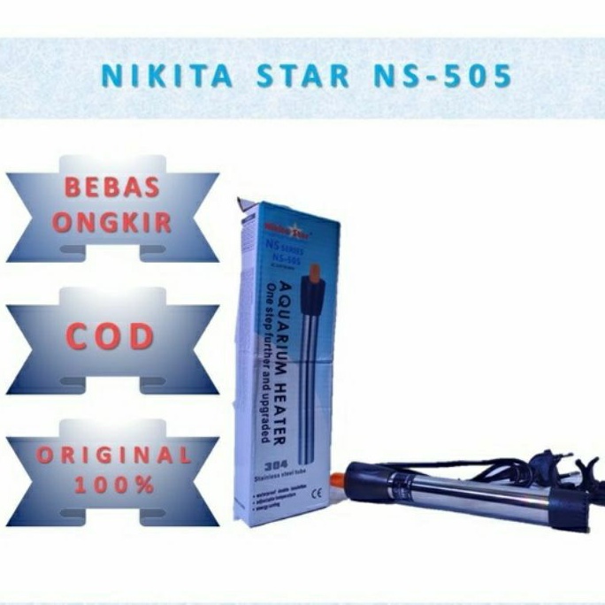 HEATER STAINLESS NIKITA STAR NS-50 S / HEATER NIKITA STAR 50 WATT