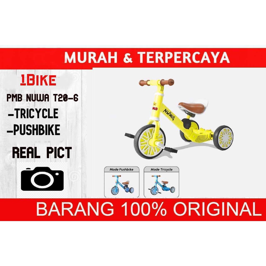 PUSHBIKE / BALANCE BIKE 3 IN 1 PMB NUWA T20-6