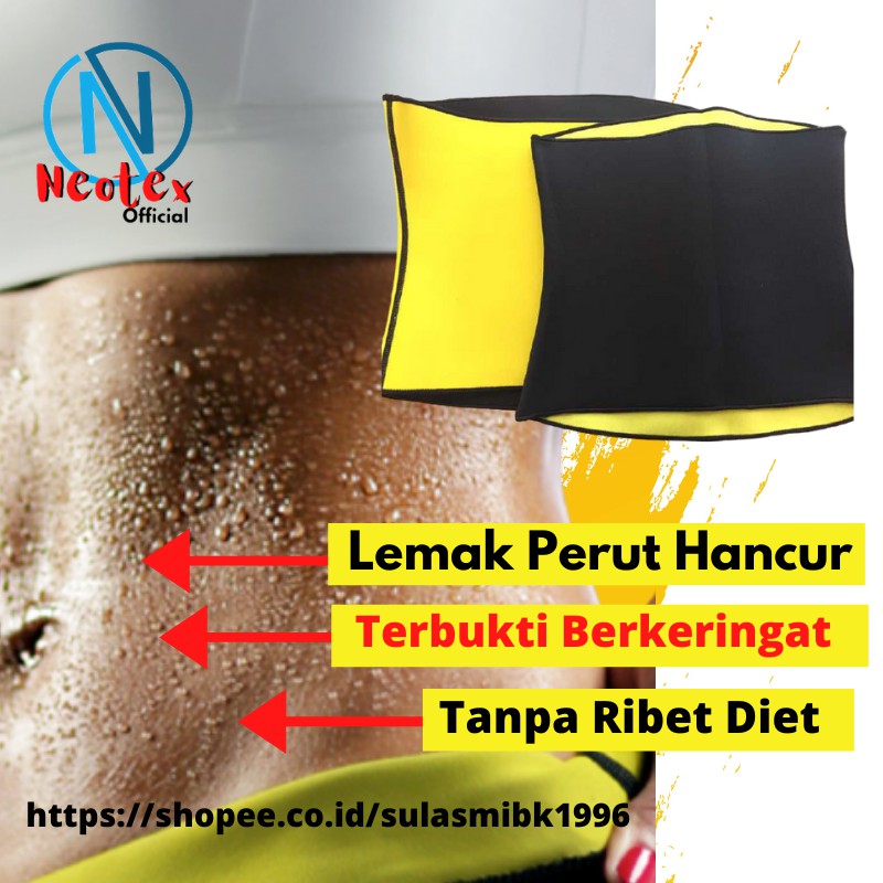 Korslet Pelangsing Korset Pembakar Lemak Hot Shaper Waist Corset Pengecil Tubuh