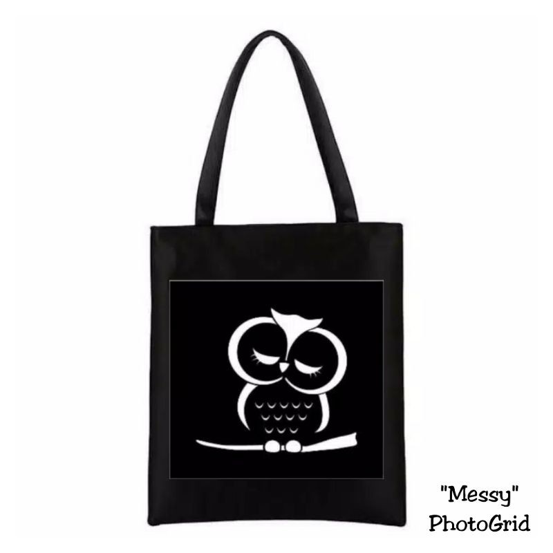 Totebag Semi Canvas OWL