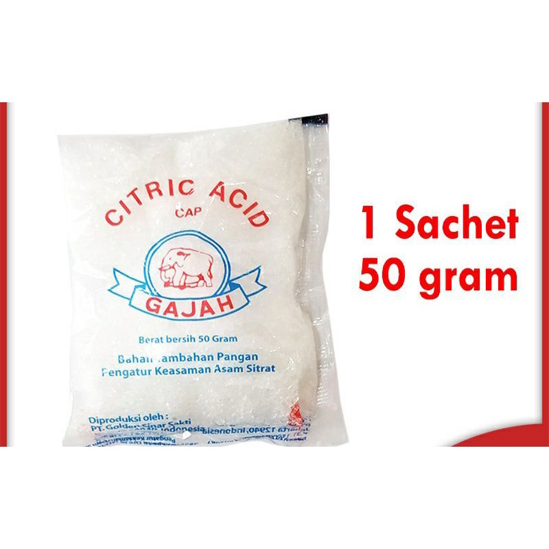 

CITRIC ACID CITRUN CITROEN CAP GAJAH