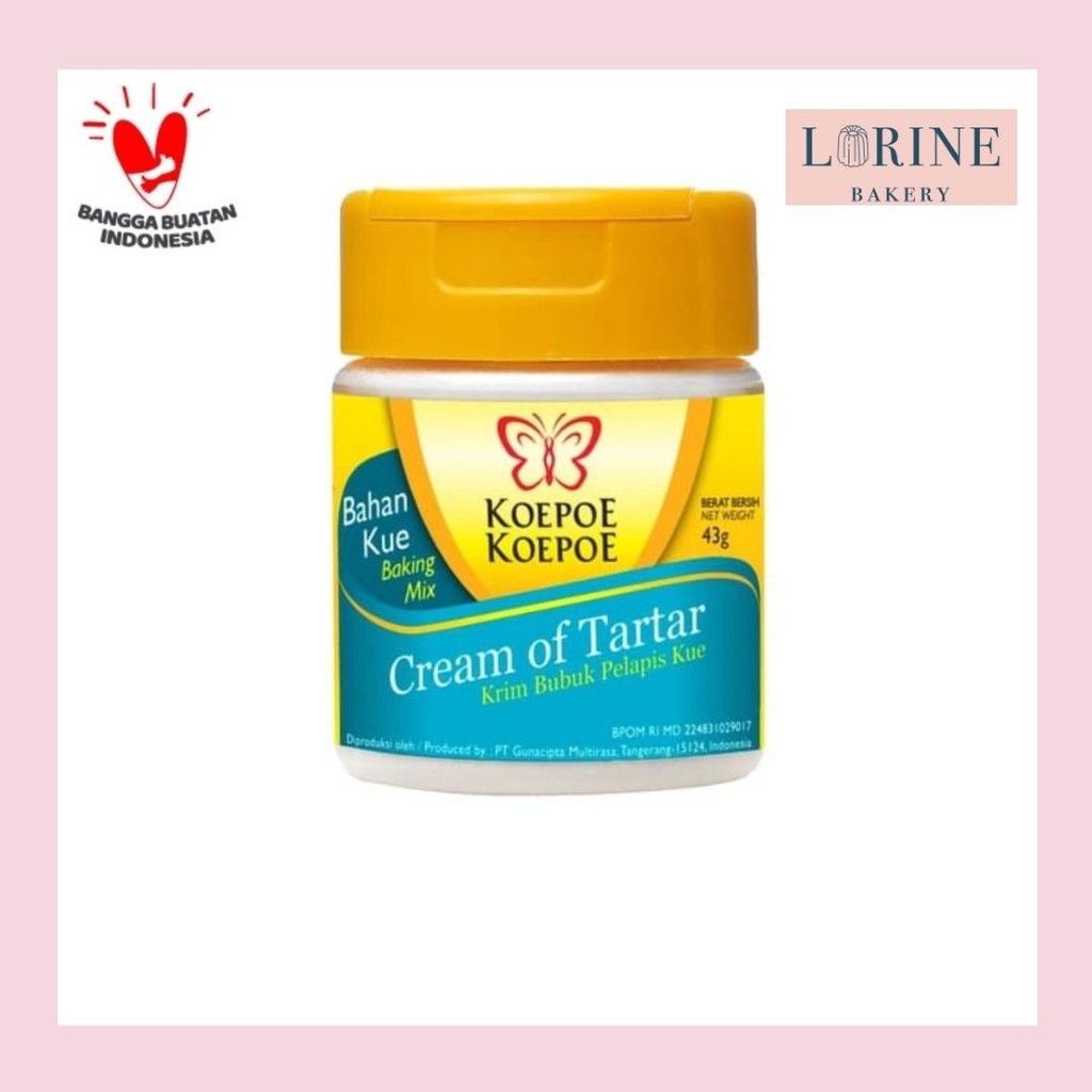 

CREAM OF TARTAR KOEPOE KOEPOE 43GR