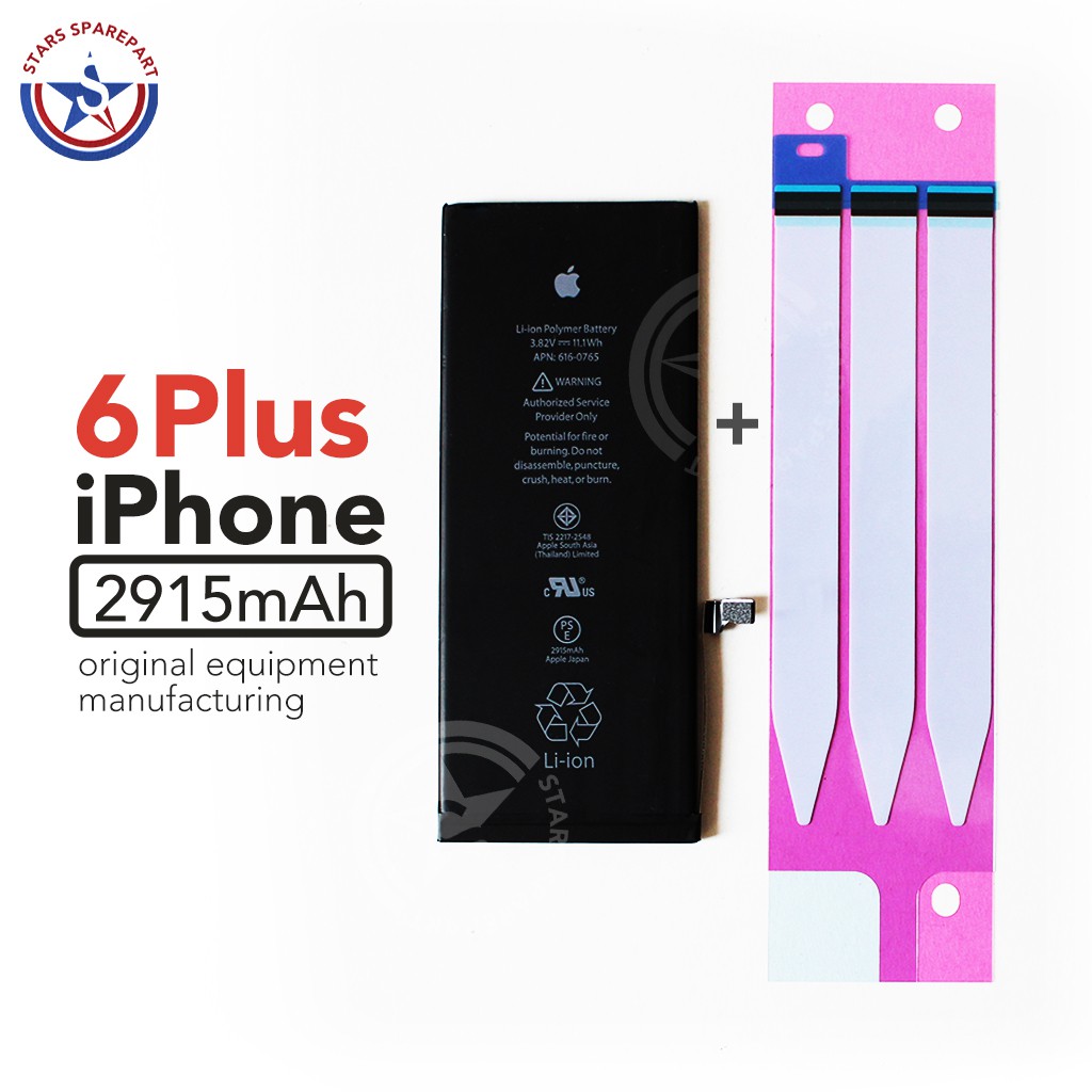 Baterai Battery Batere Batre iPhone 6 Plus 6+ 100%