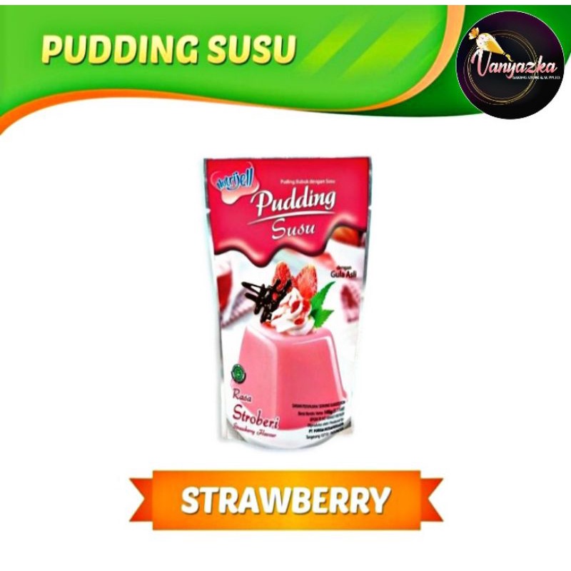 

Pudding Susu Stroberi/Strawberry Nutrijell 145gr