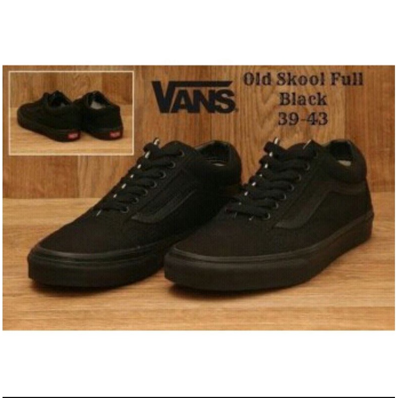 Sepatu Vans Authentic Black - Sneakers Vans Authentic aubw