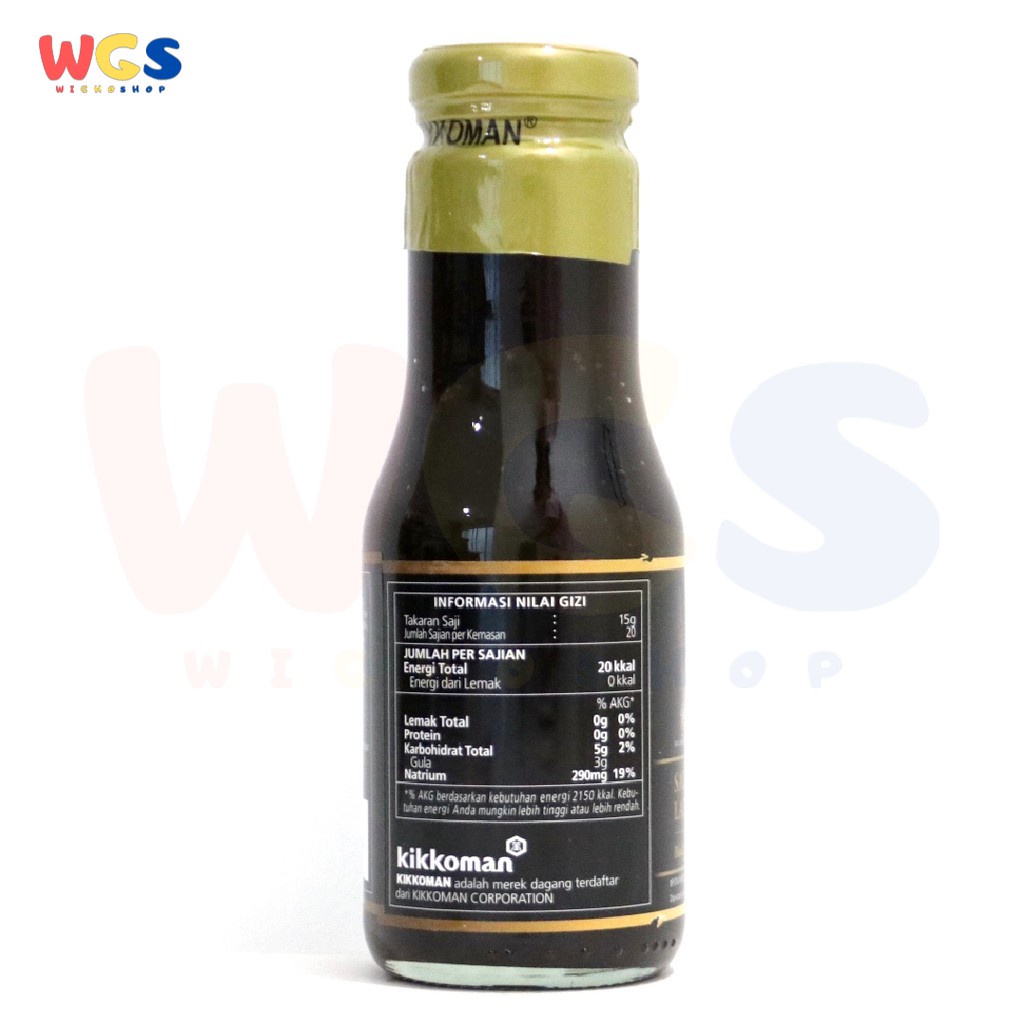 Kikkoman Blackpepper Teriyaki Sauce 300g - Saus Teriyaki Lada Hitam