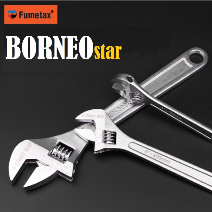 Kunci Inggris 12 Inch Serbaguna Fumetax Adjustable Wrench Heavy Duty 10 - 12&quot;