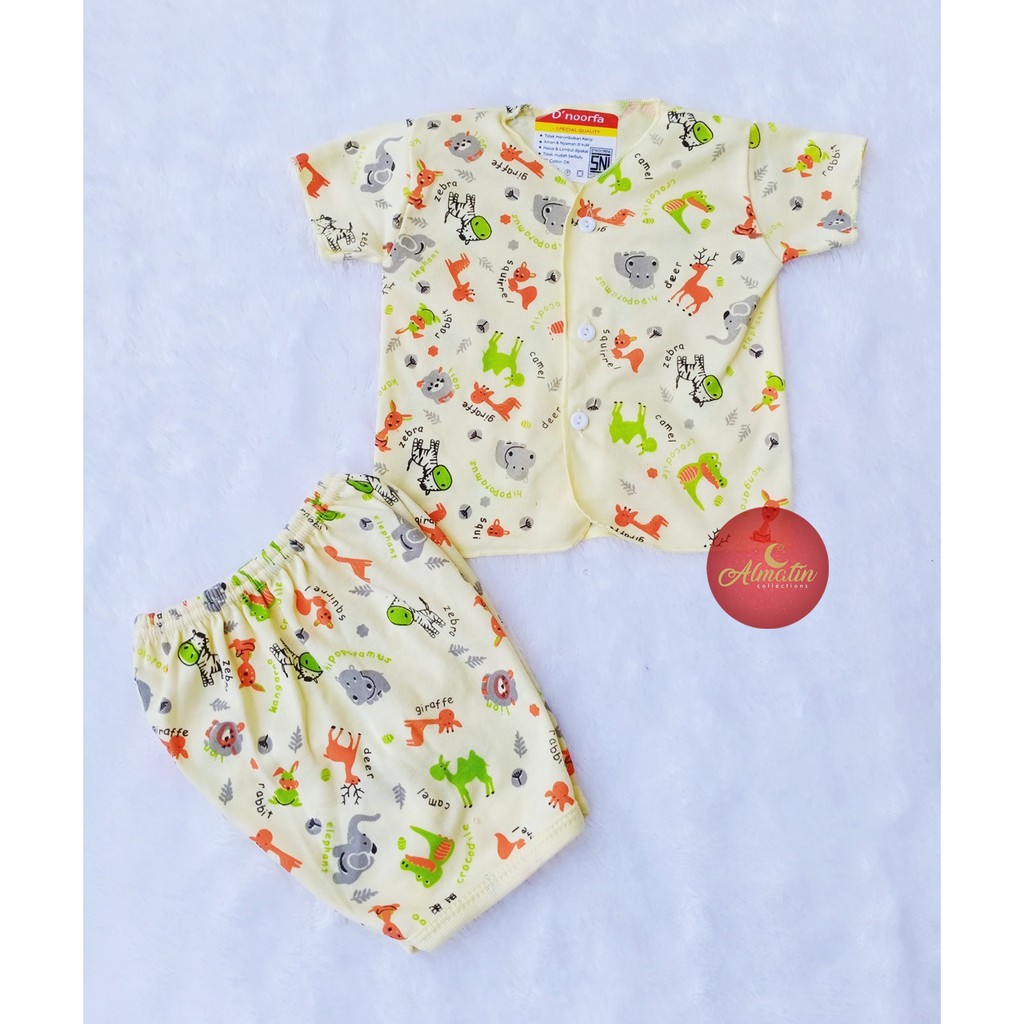 3 STEl BAJU BAYI LENGAN PENDEK/ SETELAN BAYI