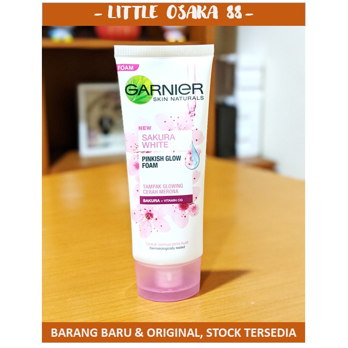 Garnier Cuci Muka Busa Sakura White Foam 100 ml