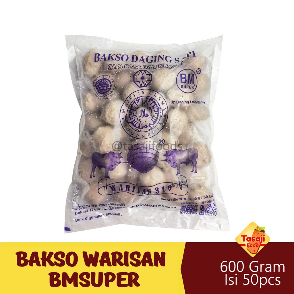 Bakso Warisan BMSuper Isi 50 pcs