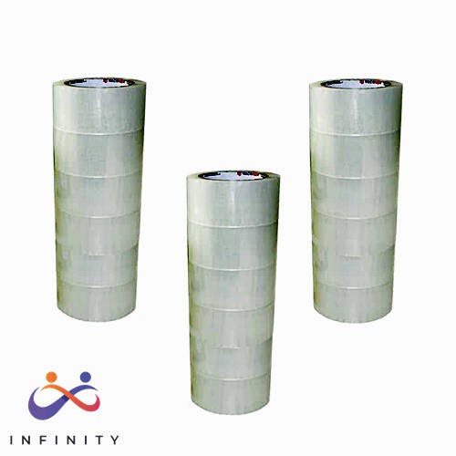 

Lakban SKL Tape Bening Dan Coklat 2Inch 48mm 90 yard Spek Daimaru 81m Serbaguna INFJ