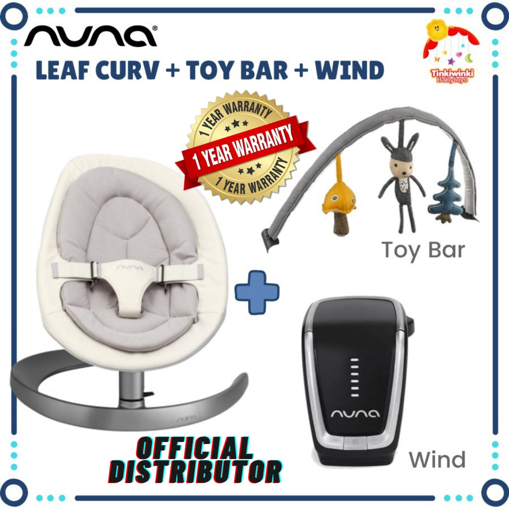 Nuna Leaf Curv LUXX 2019 include Toybar and Wind