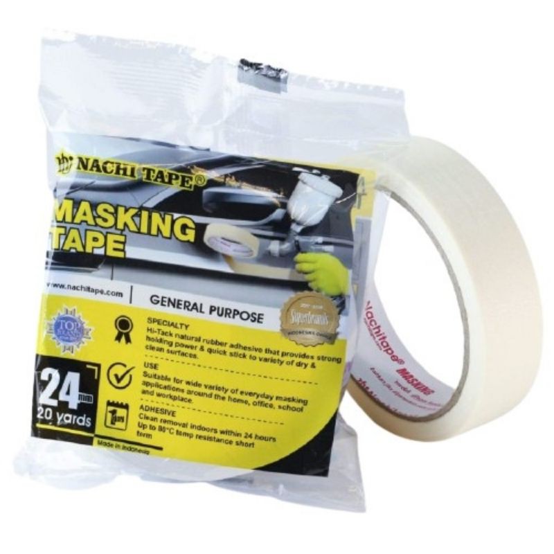 

masking tape 1" x 20yard