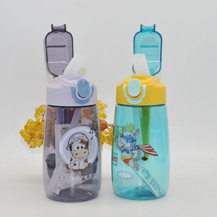 Botol Minum Ekslusif Karakter Anak-Anak 480ml Tempat Minum BPA FREE 0877