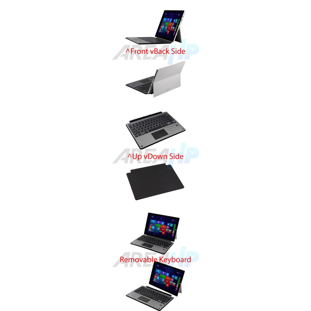 Ultra Slim Keyboard Cover Touchpad for Microsoft Surface Pro 3, 4