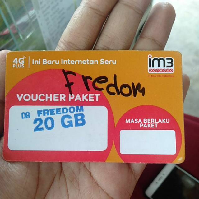 VOUCHER INDOSAT FREEDOM 20 GB