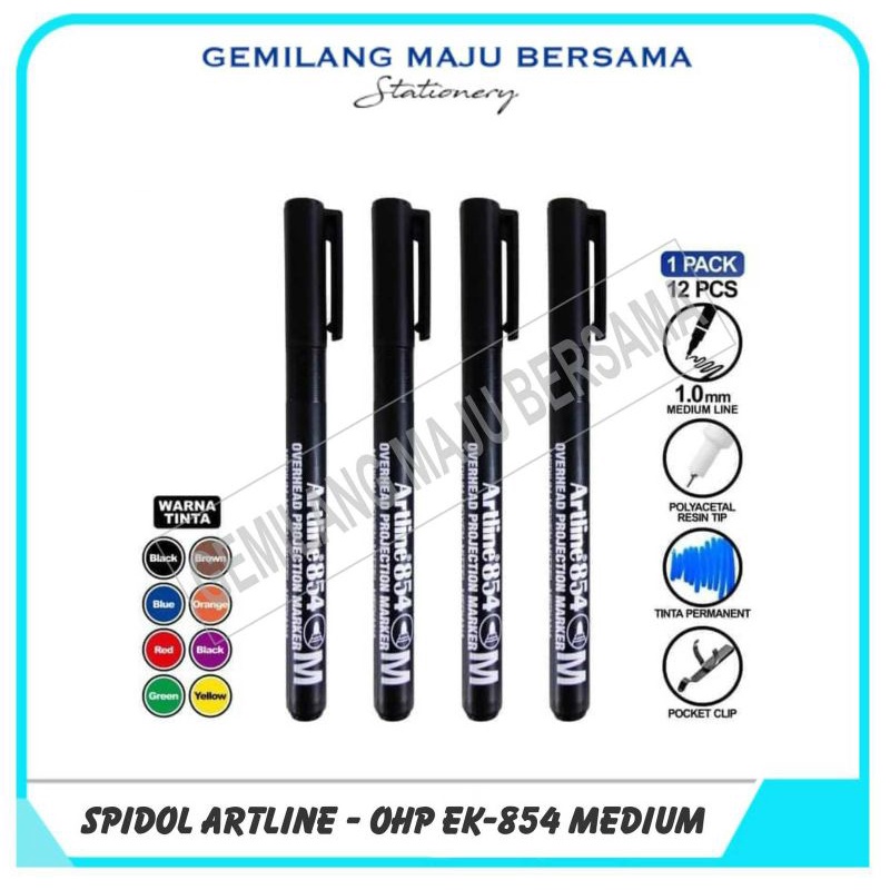 

Spidol OHP Artline Medium 854-1