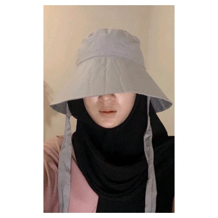 Termurah Bucket Hat Ripped Import End Topi Bucket Wide selebgram Style Korea Terbaru