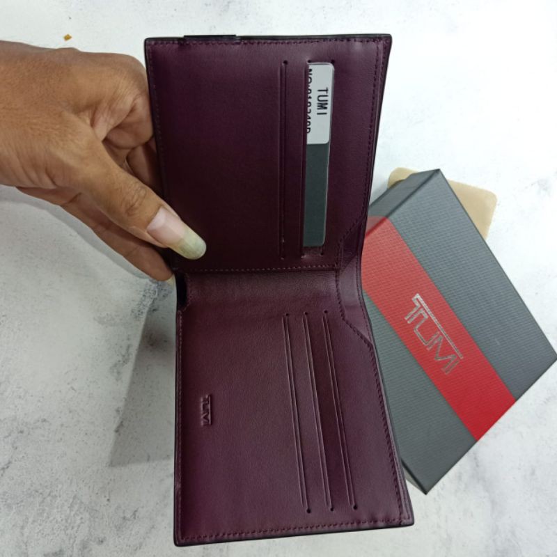 Dompet Lipat Tumi Leather Import Kulit Asli Premium Quality