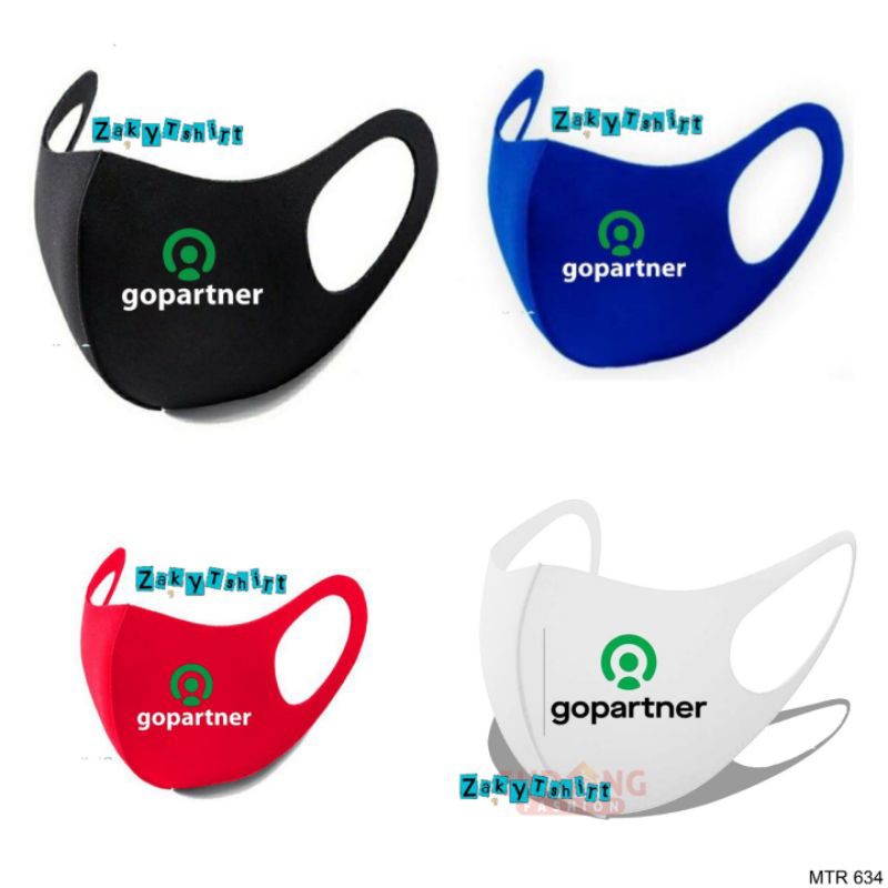 Masker Scuba Grade A Logo Gopartner