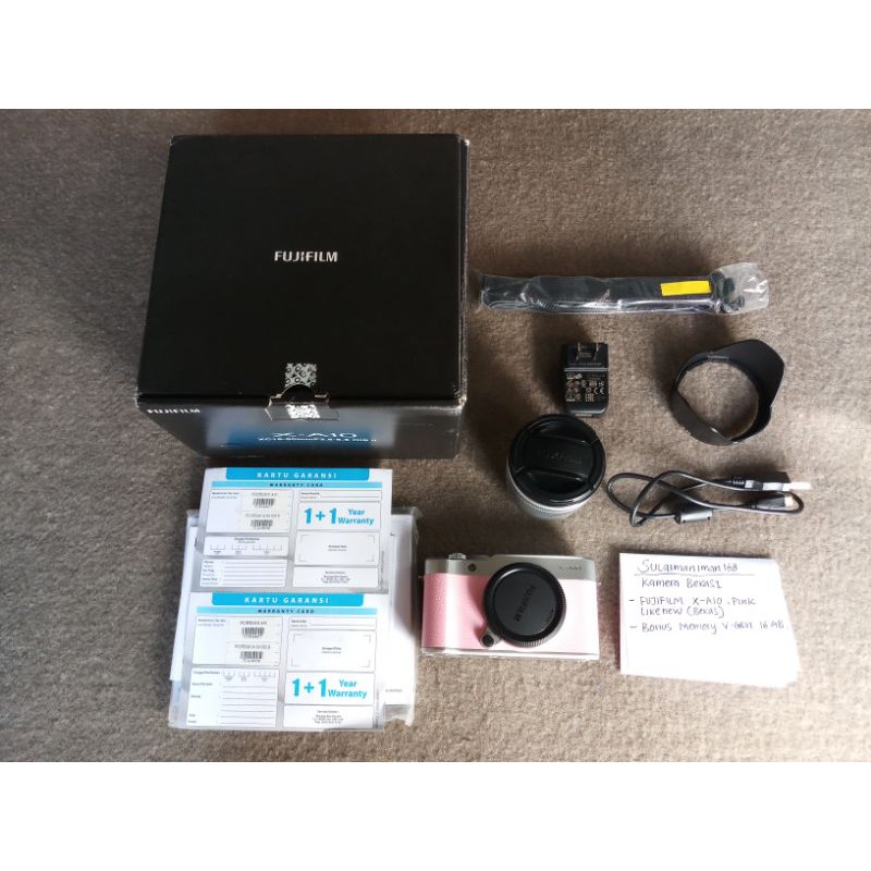 fujifilm X-A10 fuji film XA-10 bekas like new