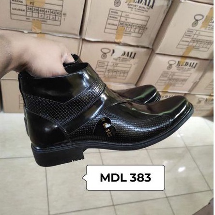 Sepatu kulit pria PDH boots polri TNI security guard PNS sepatu Kerja formal Tampil lebih keren