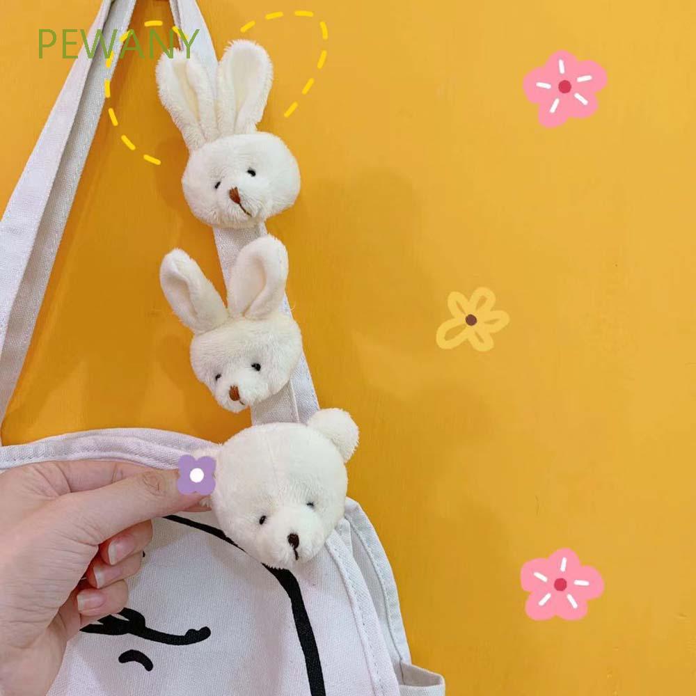 Bros Bentuk Kartun Hewan Beruang Kelinci Bahan Plush Gaya Jepang Untuk Aksesoris Mantel Wanita Shopee Indonesia