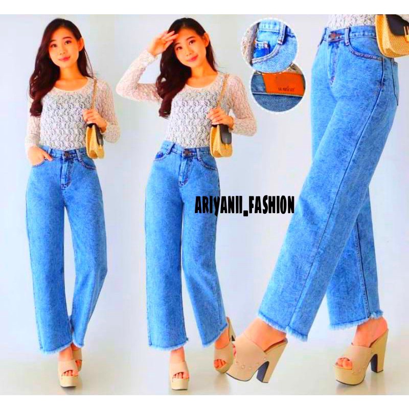 KULOT JEANS WANITA RAWIS