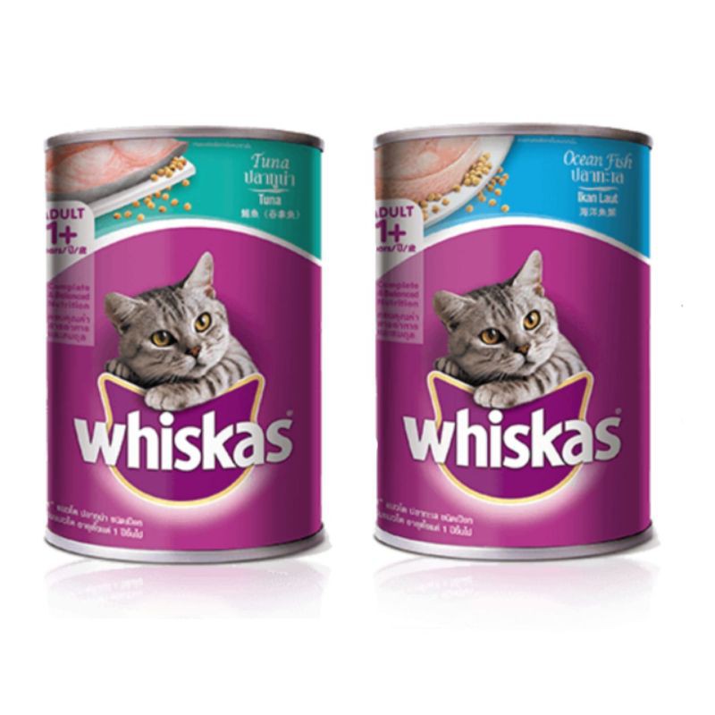 Whiskas kaleng 400gr Adult 1+