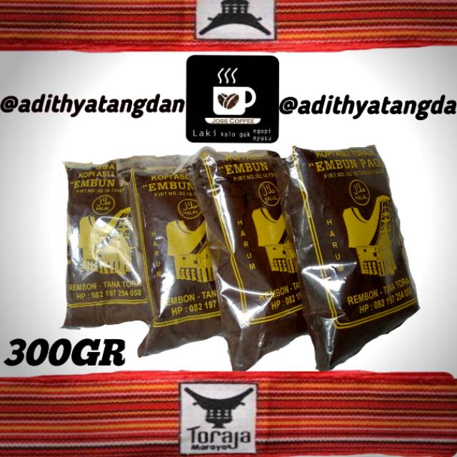 

Kopi Toraja asli 300gr