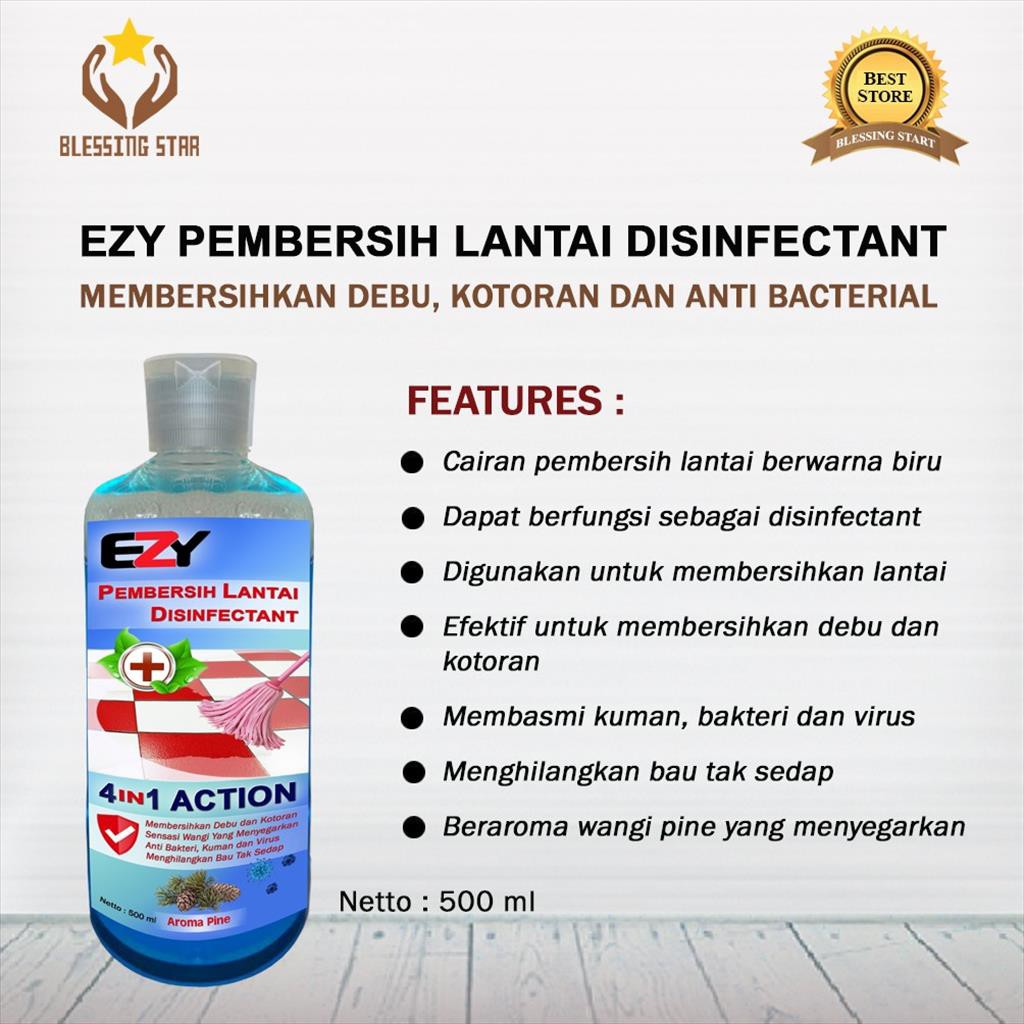 Ezy Pembersih Lantai 500ml Disinfectant obat sabun pel disinfektan