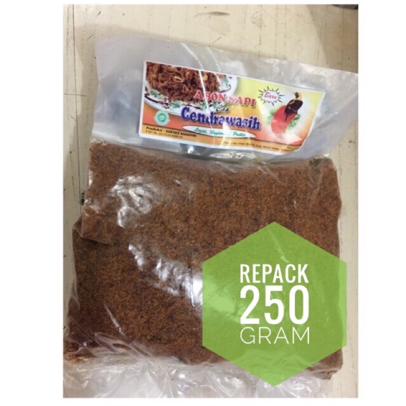 REPACK 250 Gram Abon Sapi Cap Cendrawasih