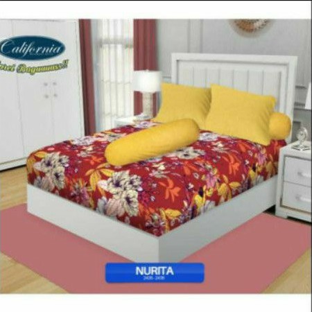 Sprei California Motif Nurita 180x200