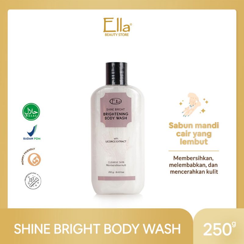 ELLA SKINCARE Sabun Mandi Body Wash Whitening Pemutih Kulit Tubuh