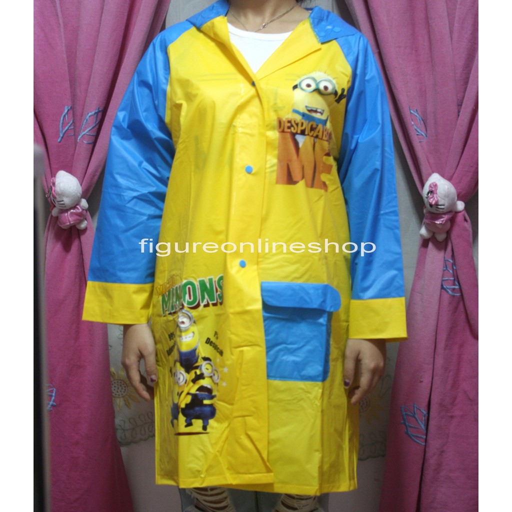 JAS HUJAN MINION SIZE 6, 8, 10, 12