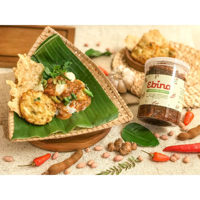 

Bumbu Pecel / Sambal Pecel Sangrai Ebina (Pedas 600gr)